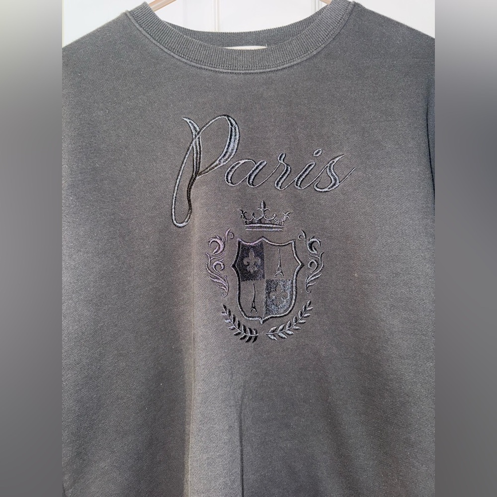Like New Pristine State Of Mine Gray Paris Crewneck Pullover Size: Small - Picture 5 of 7